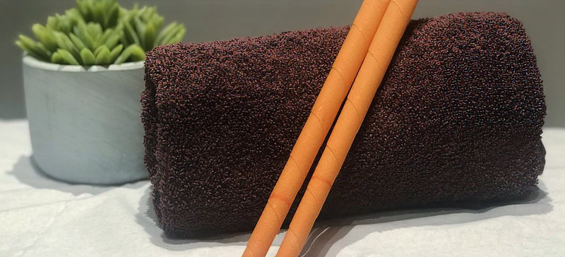 Hopi Ear Candle in use for ear cleansing treatment at Clarity Health & Beauty.